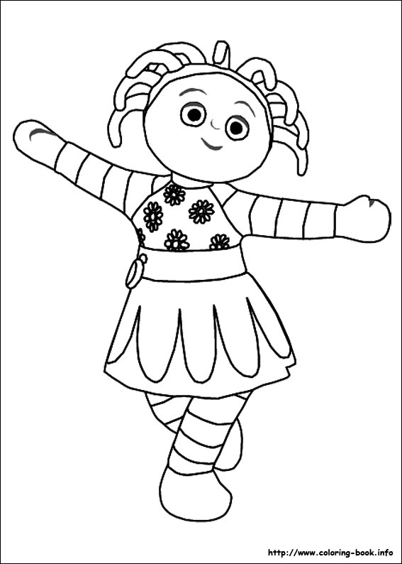 567x794 In The Night Garden Coloring Pages In The Night Garden Coloring