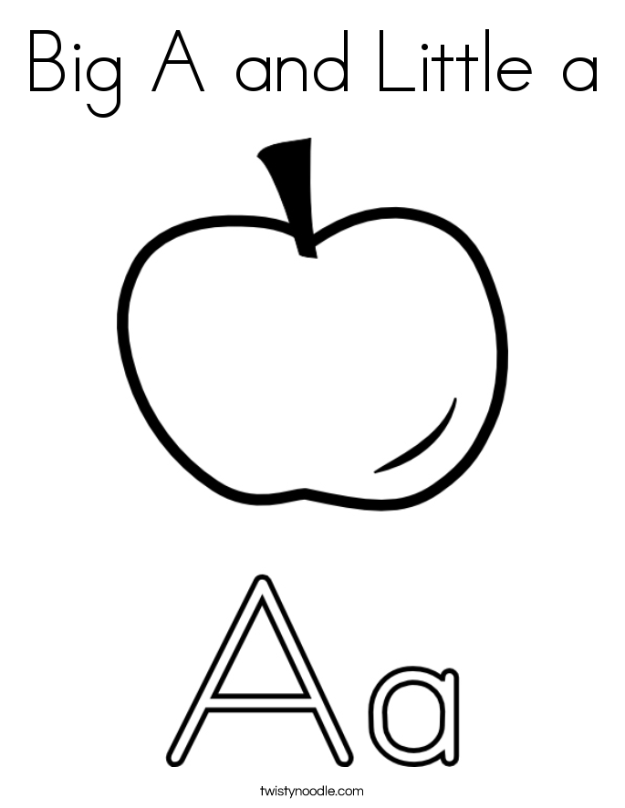 685x886 Letter A Coloring Pages