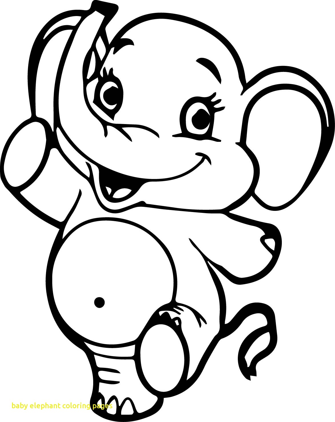 1172x1473 Baby Elephant Coloring Pages With Cartoon Baby Girl Elephant