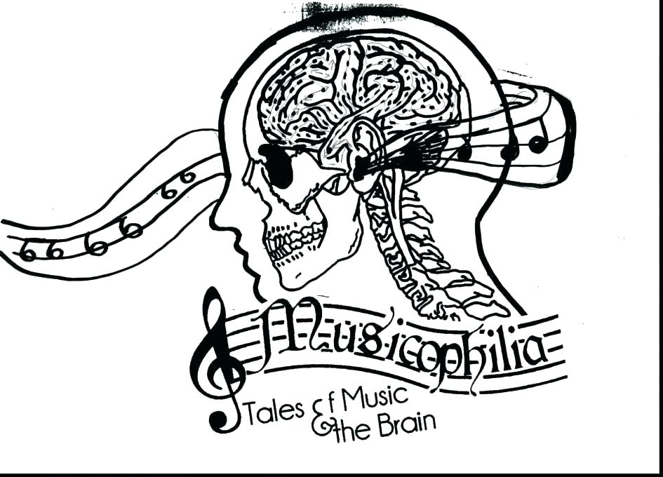 945x680 Coloring Page Of The Brain Brain Coloring Brain Coloring Pages