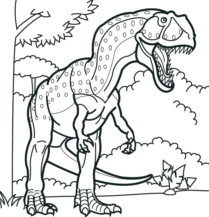 842x877 Free Coloring Pages Dinosaurs