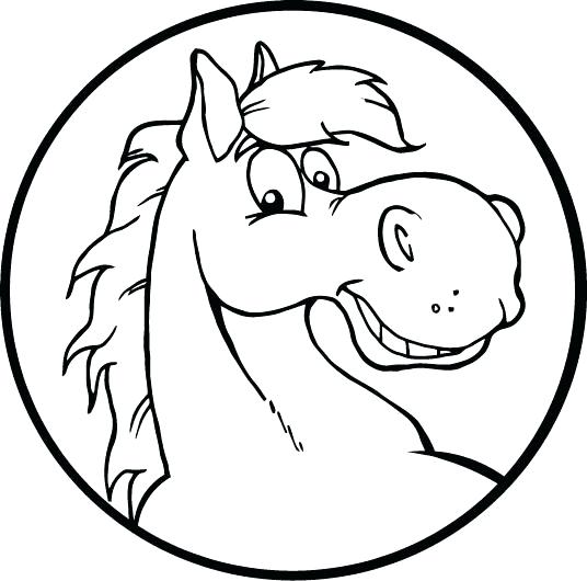 536x530 Horse Head Coloring Page Horse Face Coloring Pages Free Printable