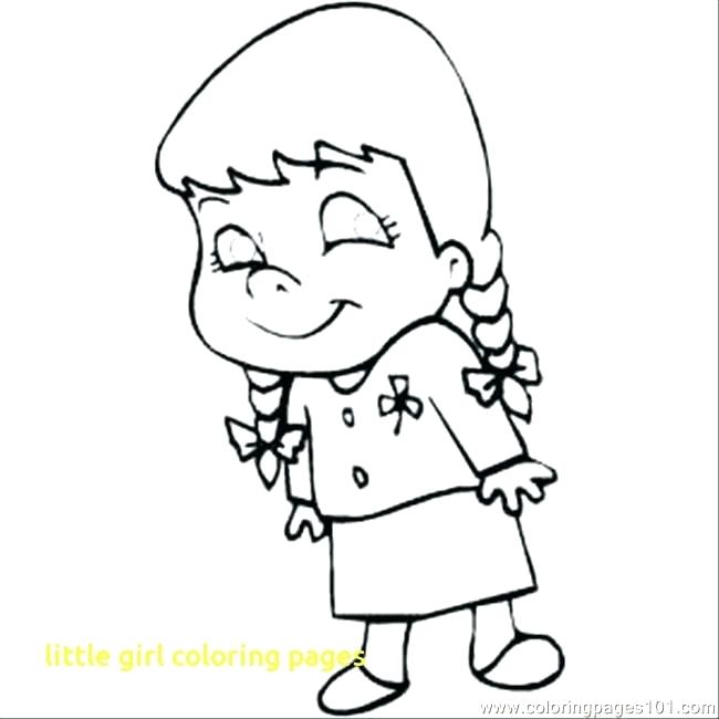 650x650 Coloring Pages Of Little Girls