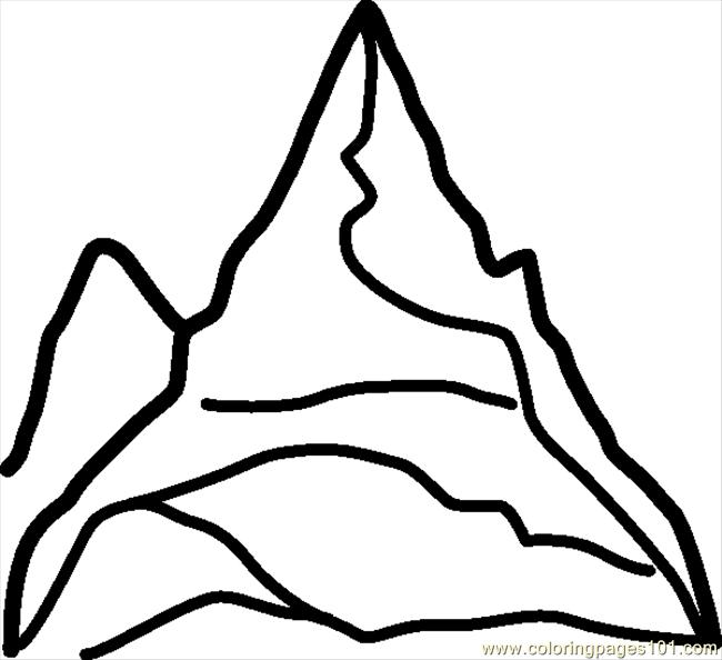 650x594 Dijz Mountain Hi Coloring Page