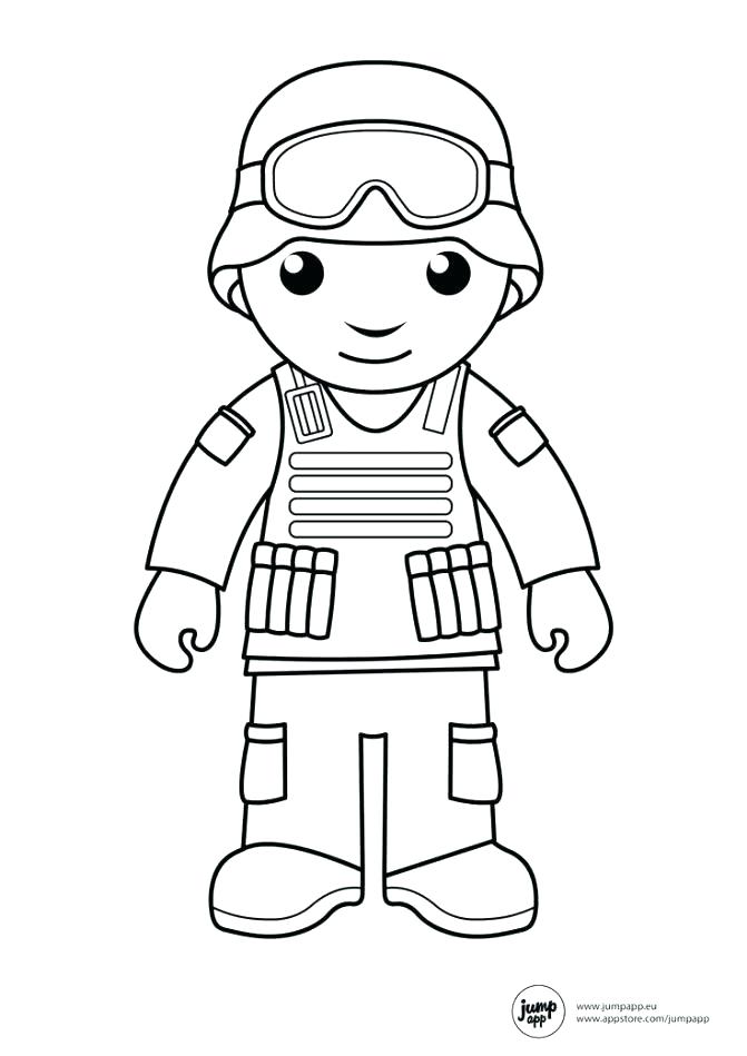 671x949 Soldier Coloring Page Soldier Coloring Pages Medium Size
