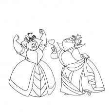 230x230 Top Free Printable Alice In Wonderland Coloring Pages Online