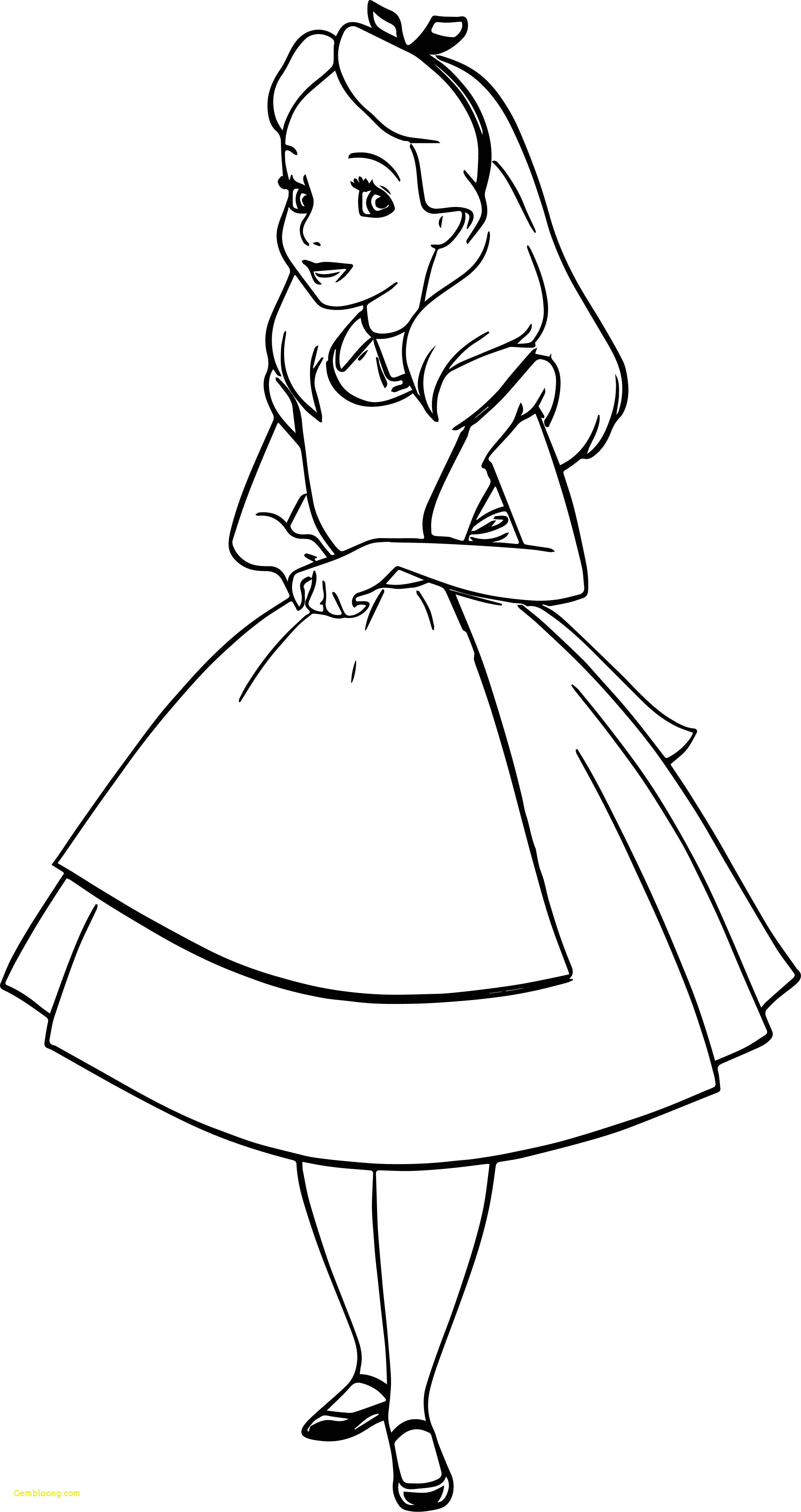 2326x4389 Alice In Wonderland Characters Coloring Pages
