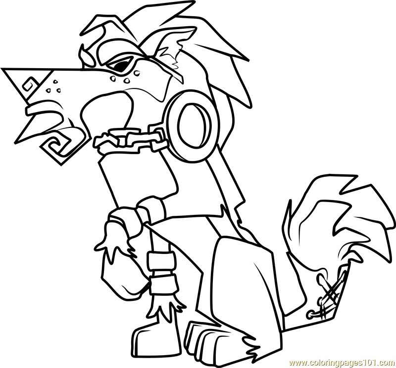 800x745 Greely Animal Jam Coloring Page