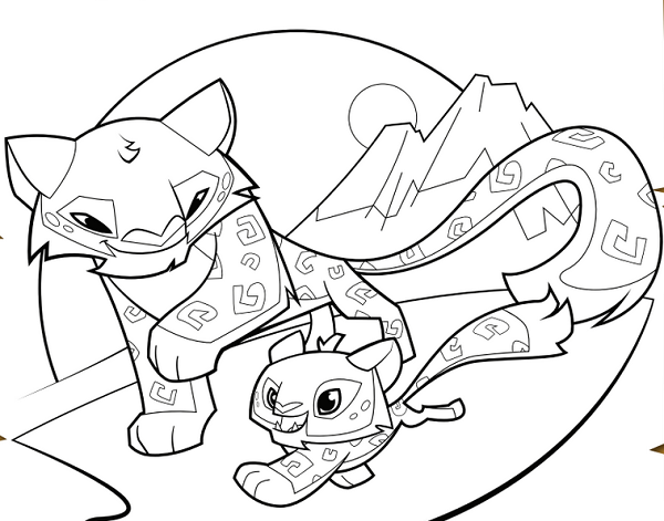 600x471 Animal Jam Coloring Pages Coloring Kids Animal Jam