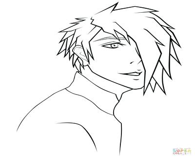 400x322 Anime Male Coloring Boy Pages Anime Coloring Pages For Teenagers