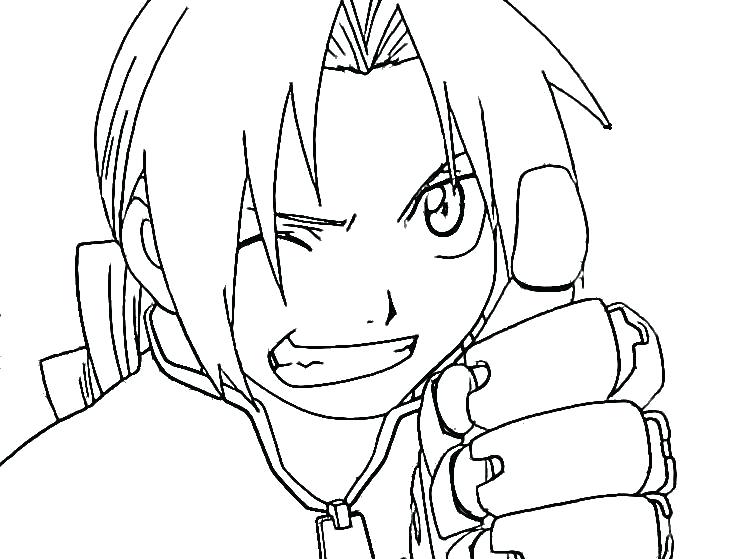 750x559 Anime Boy Coloring Pages