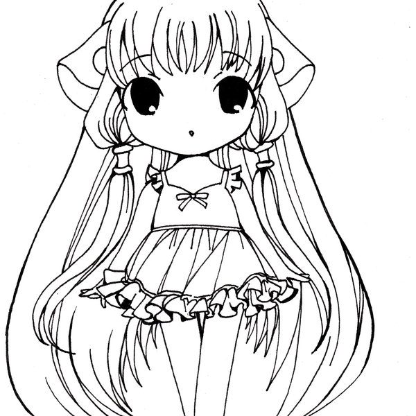 600x600 Anime Coloring Page Print Coloring Pages Coloring Pages
