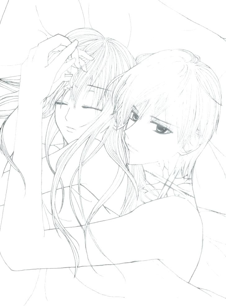 728x983 Emo Coloring Pages Anime Couples Coloring Pages Anime Couple