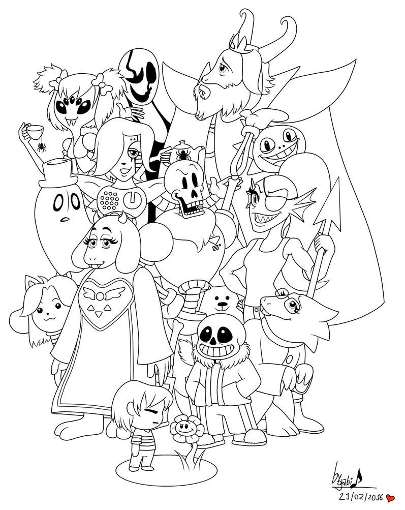 797x1003 Undertale Coloring Pages Printable Projects To Try New