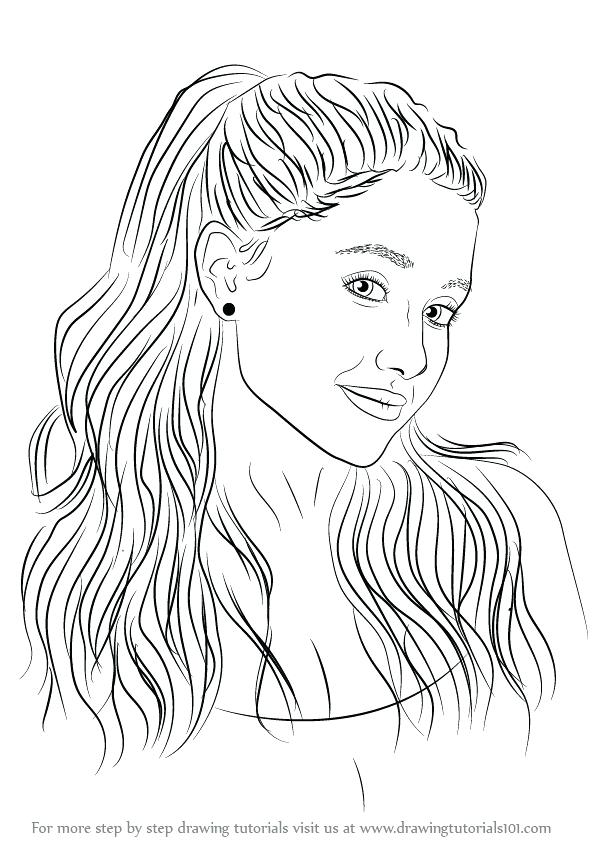 Coloring Pages Of Ariana Grande at GetDrawings | Free download