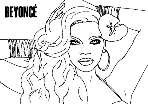 476x333 Beyonce Coloring Pages Printable Page Image Clipart Images