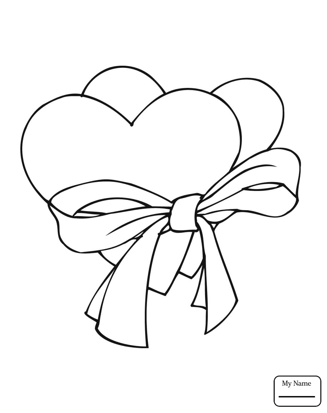 1102x1395 Heart With Arrow Coloring Pages Bow And For Kids Hearts