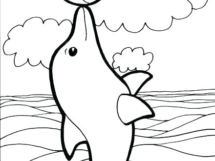 440x330 Coloring Pictures Of Dolphins Coloring Page Dolphin Coloring