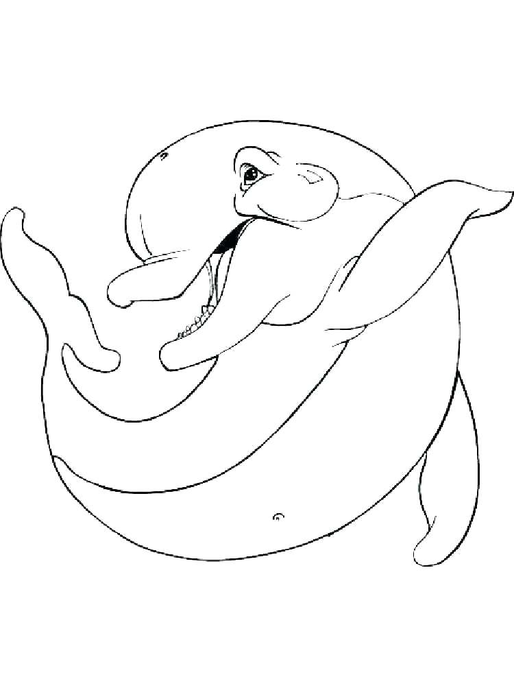 750x1000 Free Dolphin Coloring Pages Baby Dolphin Coloring Page Free Miami