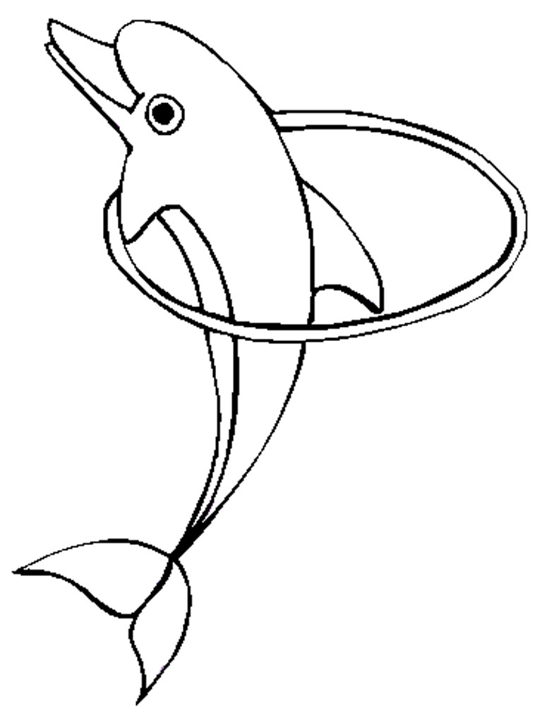768x1024 Free Printable Dolphin Coloring Pages For Kids