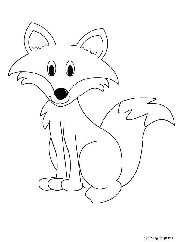 595x804 Red Fox Coloring Pages Fox Coloring Pages Packed With Fox Coloring