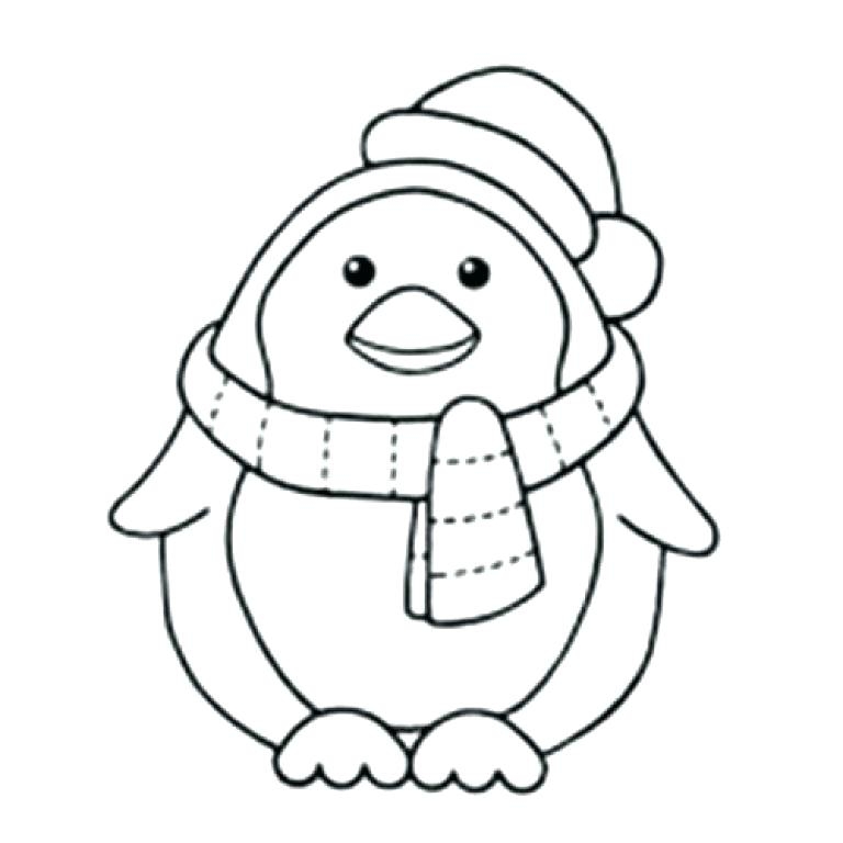 768x768 Coloring Pages Baby Penguins Coloring Pages Of Penguins Ba Penguin