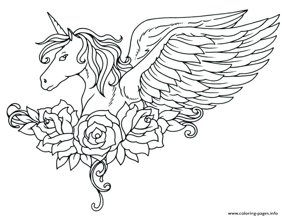 970x748 Cute Unicorn Coloring Pages Unicorn Color Sheet Unicorn Coloring