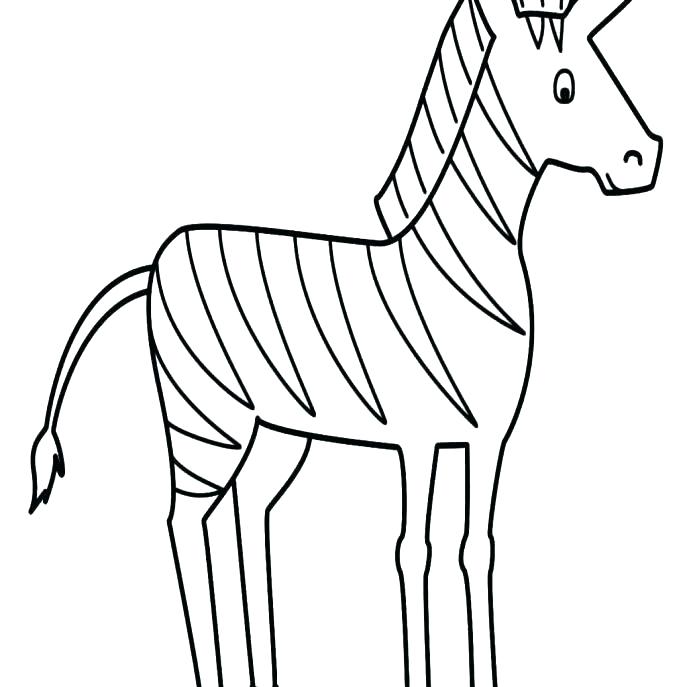 687x687 Zebra Color Sheet Printable Zebra Zebra Coloring Pages Free Zebra