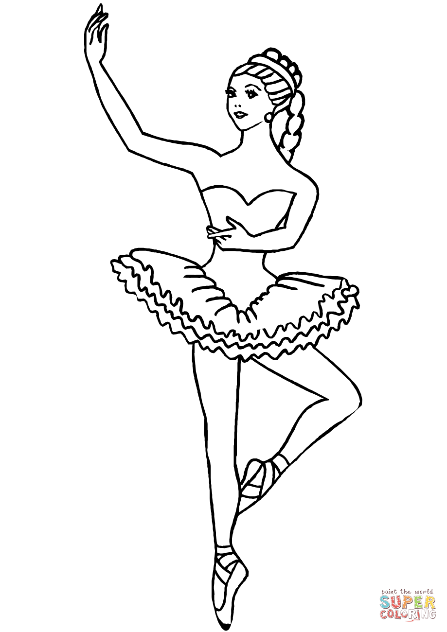 919x1300 Ballerina Coloring Page Free Printable Coloring Pages Ballerina