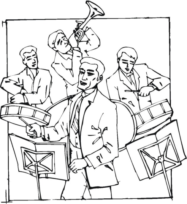 630x685 Band Coloring Pages