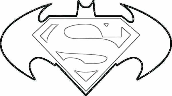 600x337 Batman Symbol Coloring Pages Batman Logo Coloring Pages Iltorrione