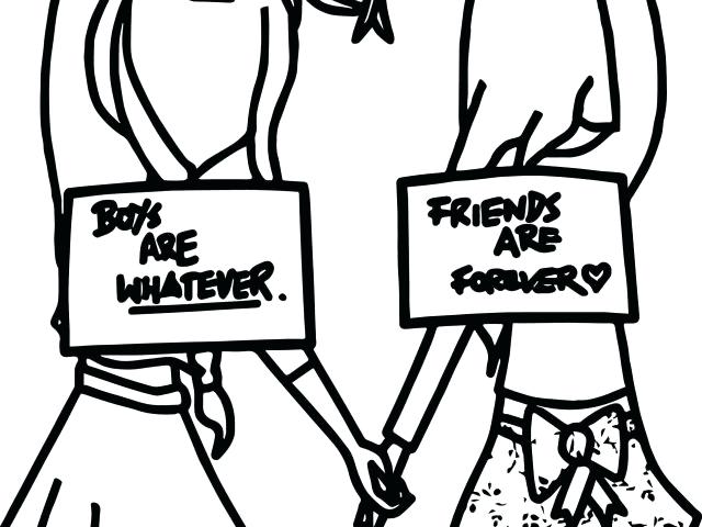 640x480 Best Friend Coloring Pages Icontent