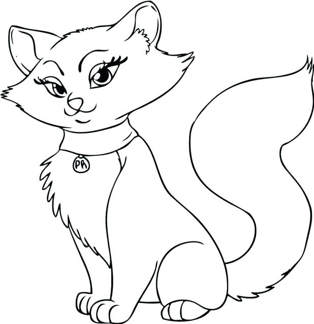 618x636 Printable Halloween Black Cat Coloring Pages Dog And Color