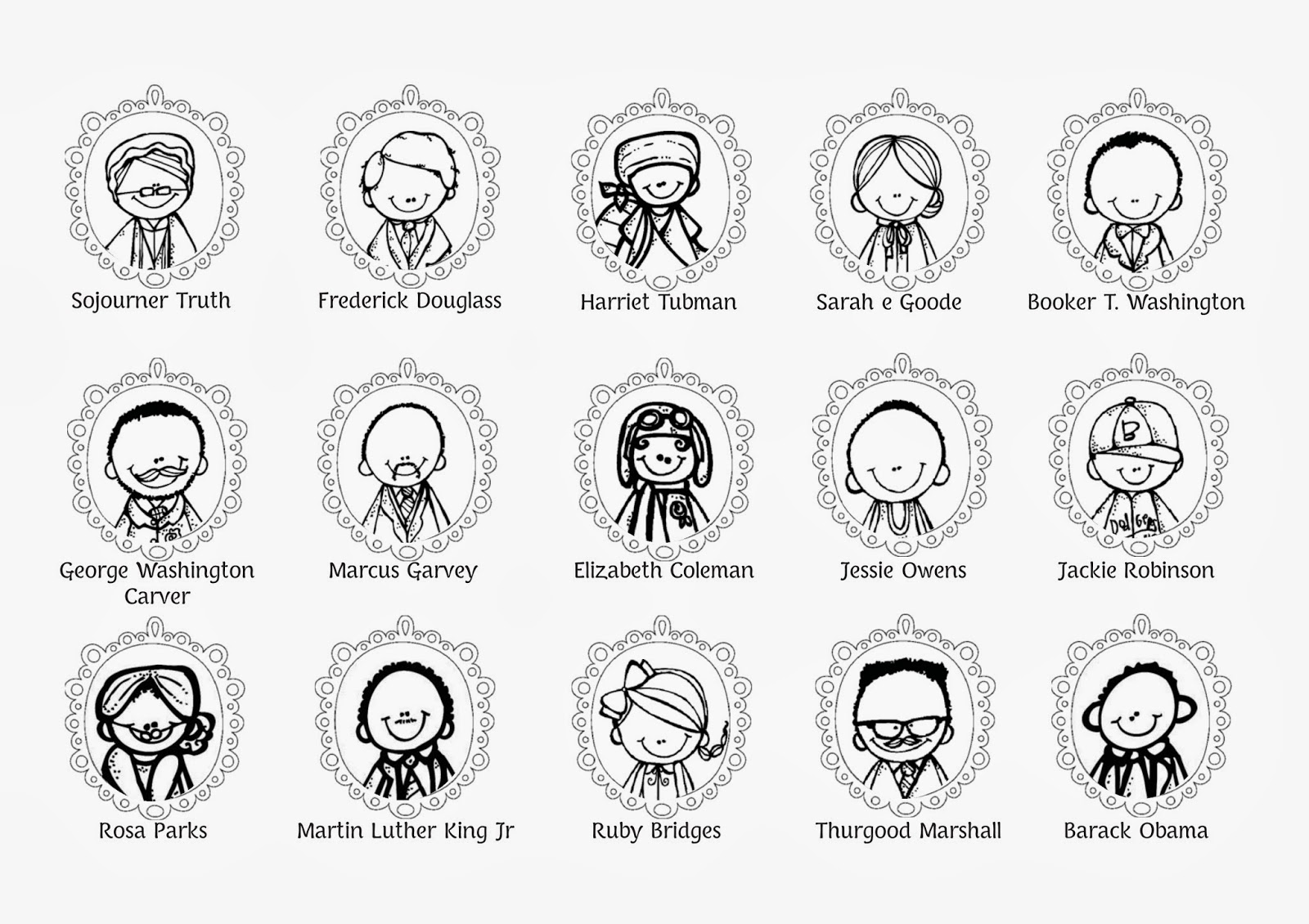 1600x1130 Coloring Coloring Pages Black History Month