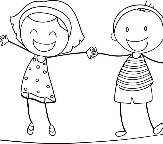 678x600 Coloring Pages Boy And Girl Free Coloring Pages Boy And Girl