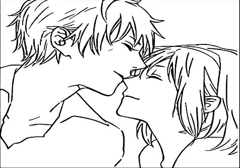 476x333 Boy And Girl Coloring Pages Boy Girl Colouring Pages