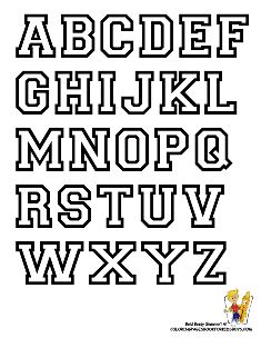 235x304 Bubble Letters Coloring Page Free Download