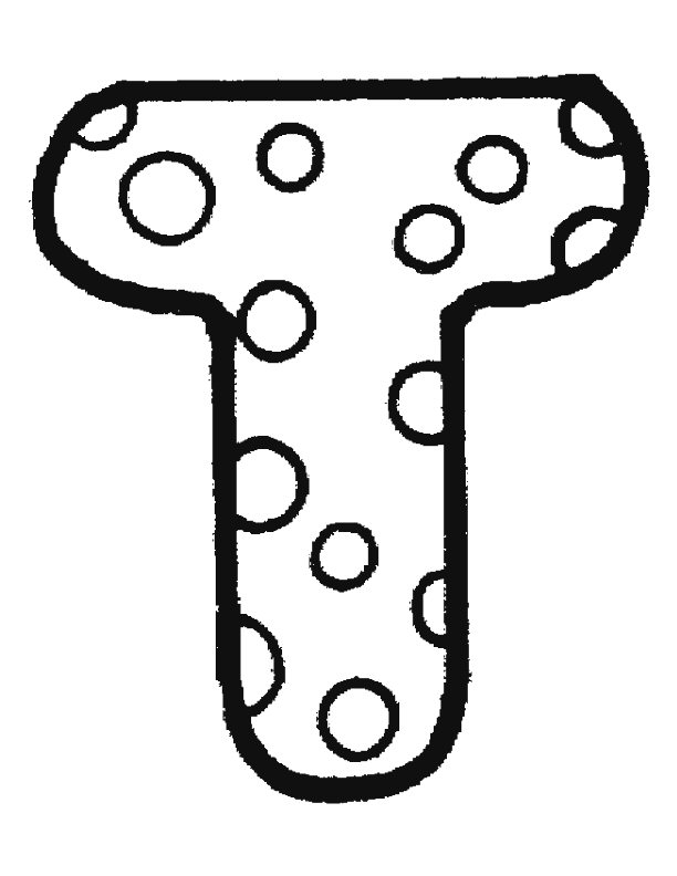 612x792 Bubble Letter Coloring Pages