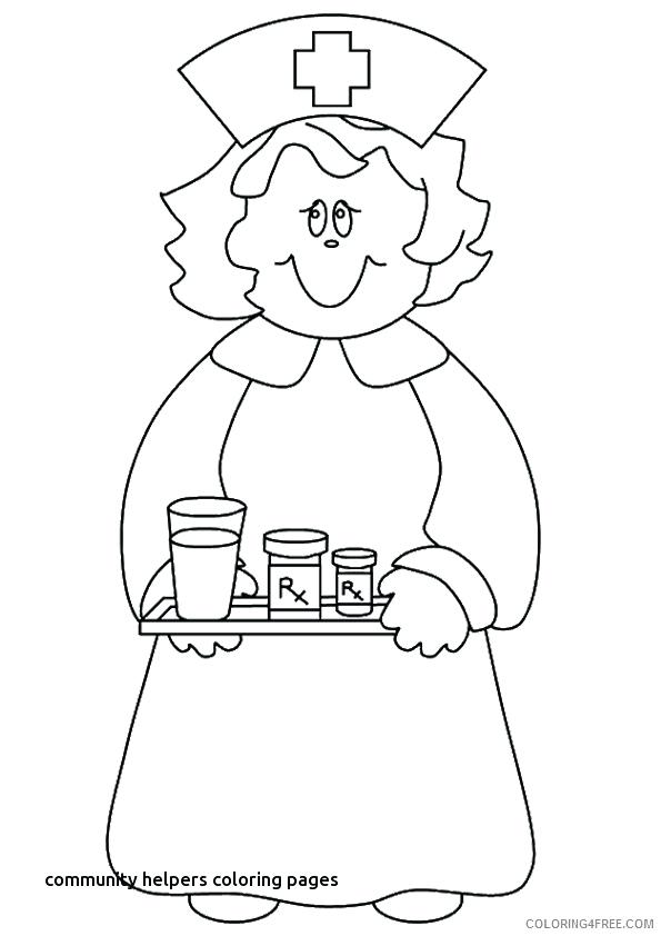 595x842 Community Helpers Coloring Pages Community Helper Coloring Page