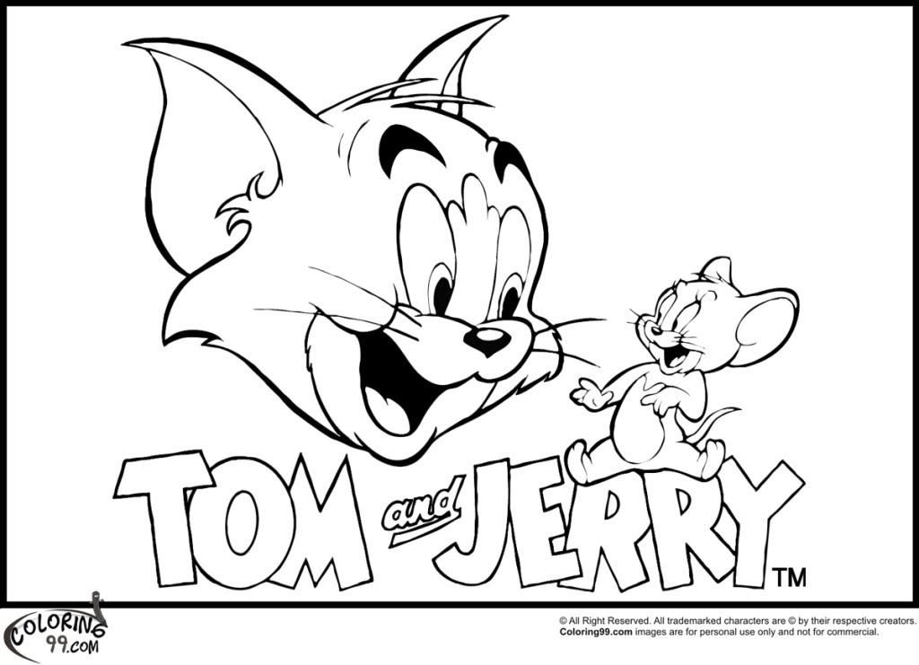 1024x741 Cartoon Characters To Colour In And Print Printable Colouring Book
