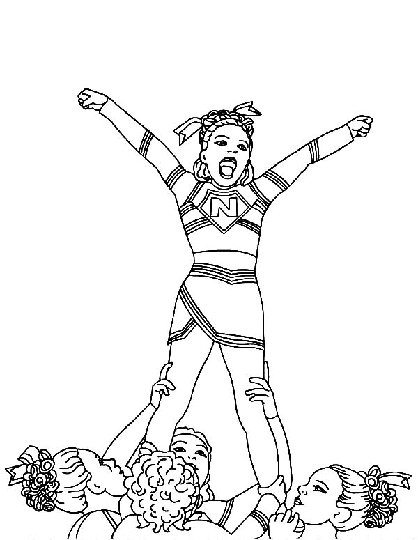 600x775 Cheerleader Won Cheerleading Competition Coloring Pages Best