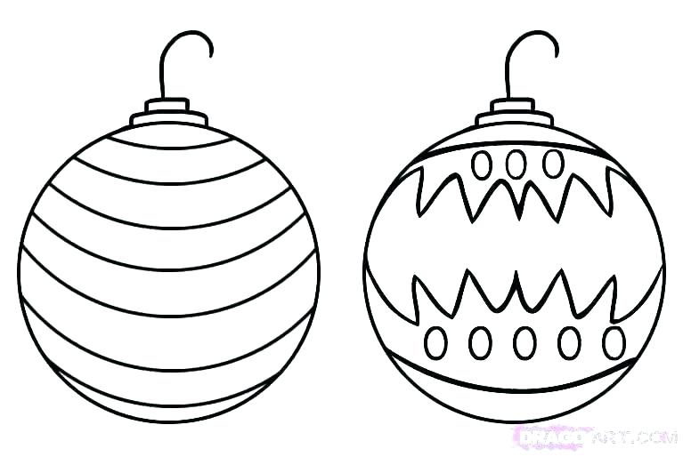 767x514 Christmas Ornament Coloring