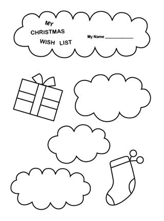 320x432 Cute Printable Christ Wish List Winter Christmas Valentine