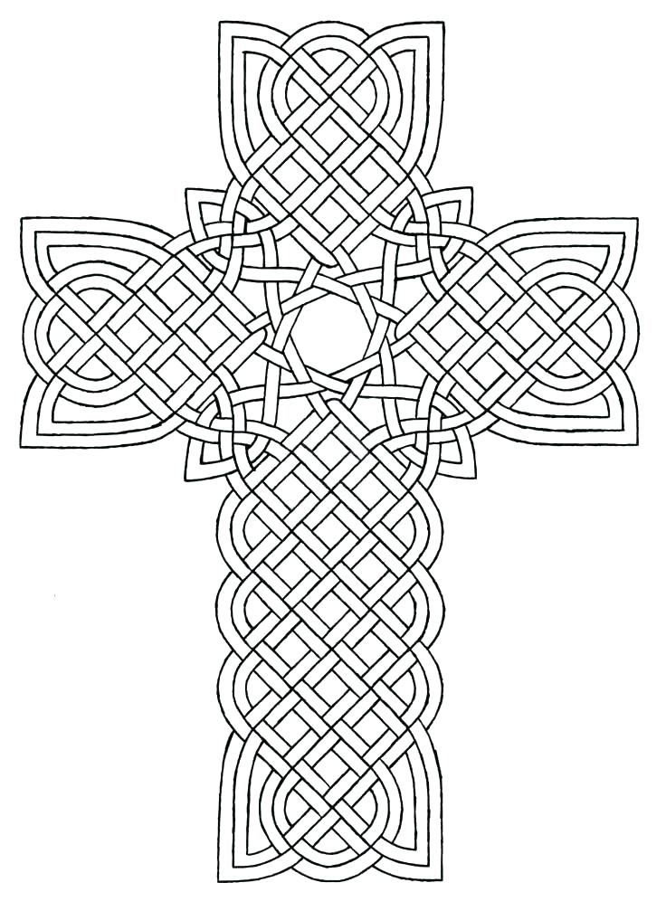 736x1007 Crosses With Roses Coloring Pages Coloring Pages Of Crosses