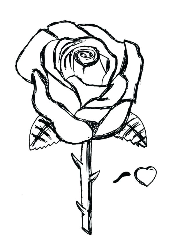 618x850 Coloring Pages Cross With Roses Rose Free Download Best
