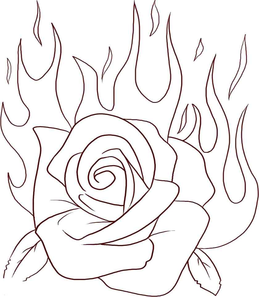 840x964 Rose Coloring Pages The Sun Flower Extraordinary Of Crosses