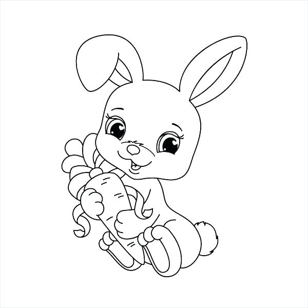 600x600 Coloring Pages Of Cute Baby Bunnies Stock Baby Bunny Coloring