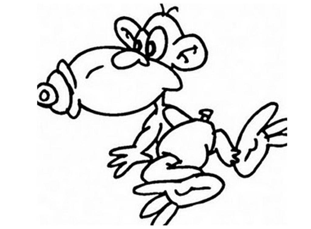 1024x755 Cute Baby Monkey Coloring Pages Classic Style Printable Monkey