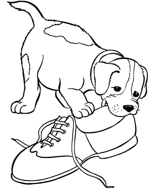 600x734 Baby Puppy Coloring Pages Puppy Color Page Dog Coloring Pages