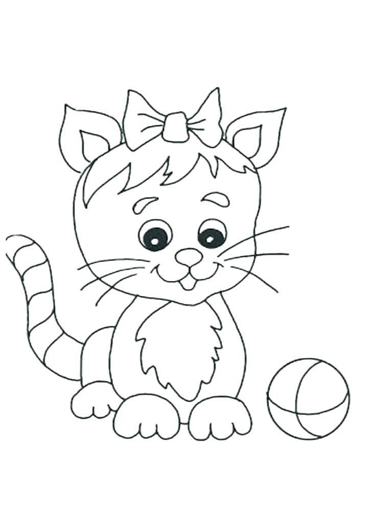 724x1024 Cute Cat Coloring Pages Cats And Dogs Coloring Pages Co Decent